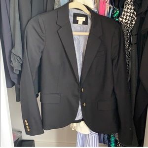 JCrew Black Boyfriend Blazer Sz 6